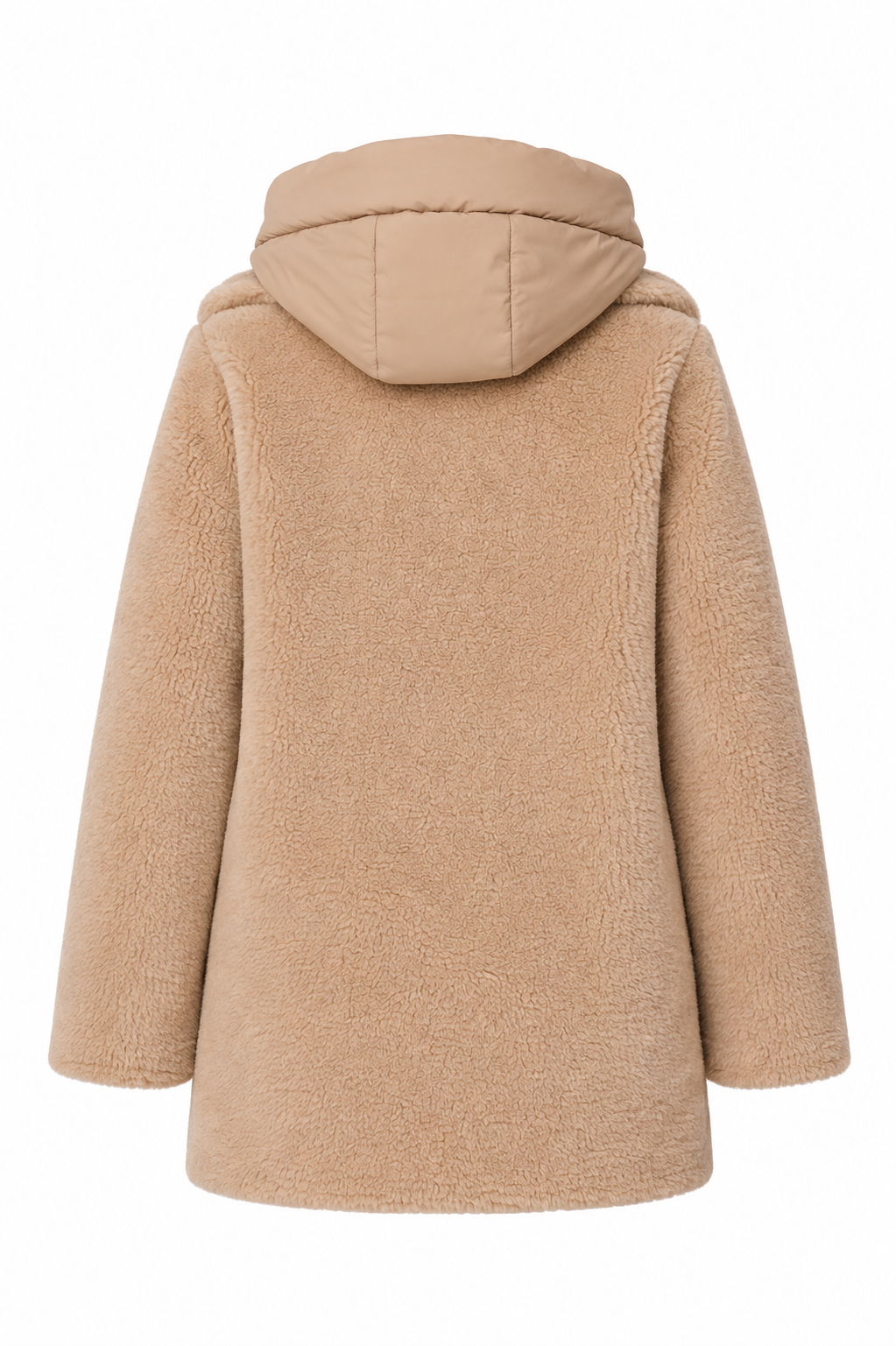 Chaquetón pelo con pecherín, vista espalda