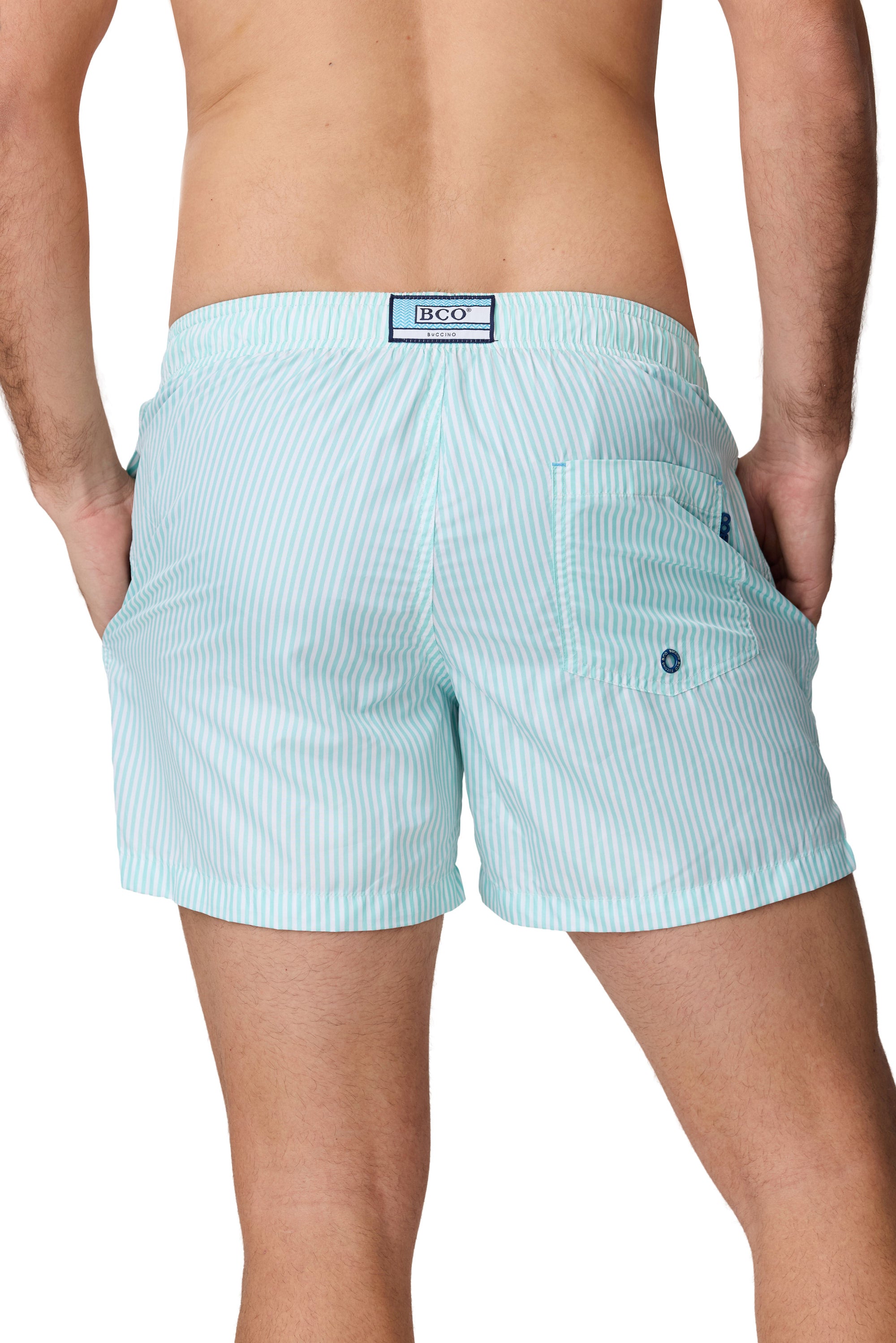 Bañador hombre Raya Celeste