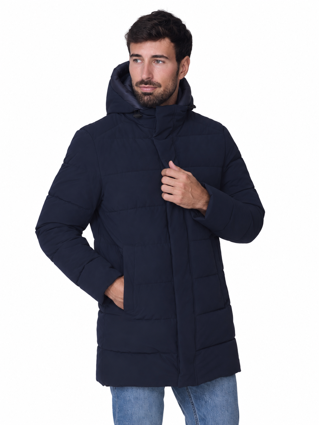 Parka acolchada marino, vista media