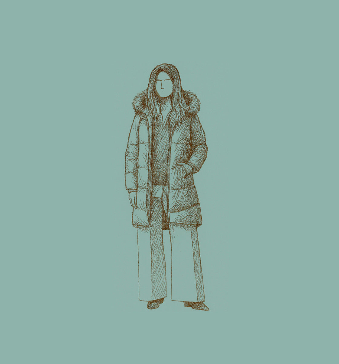 outlet generico mujer dibujo prenda 