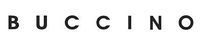 letras BUCCINO sobre fondo claro indicando el nombre de la marca